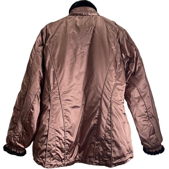 Choko Design Women Jacket Size L Whisper Thermolite Metallic Y2K Winter Snow Ski - Picture 3 of 16